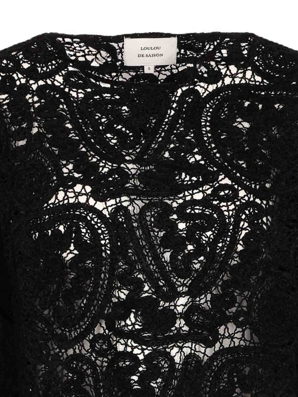 Maglione nero Arold shop online: LOULOU STUDIO