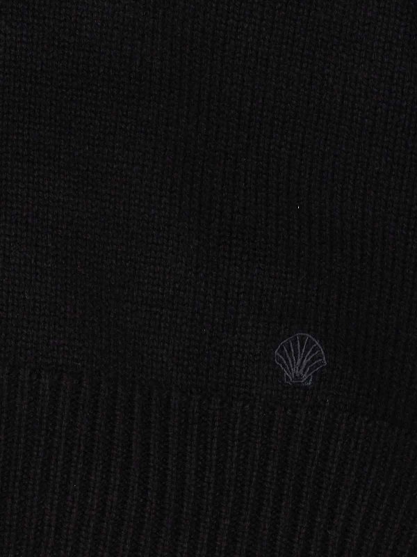 The Best Shops LOULOU STUDIO: crew necks - Black Bruzzi Sweater