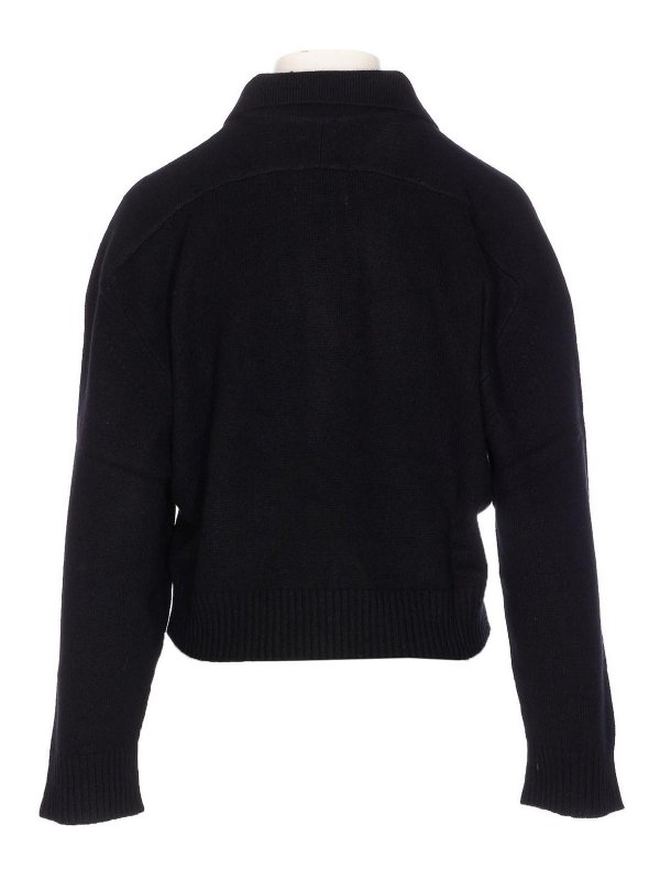 LOULOU STUDIO: crew necks online - Black Homere Sweater