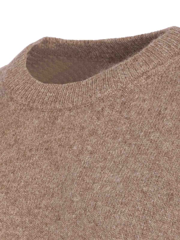 The Best Shops LOULOU STUDIO: Pull col rond - Pull Col Rond - Beige
