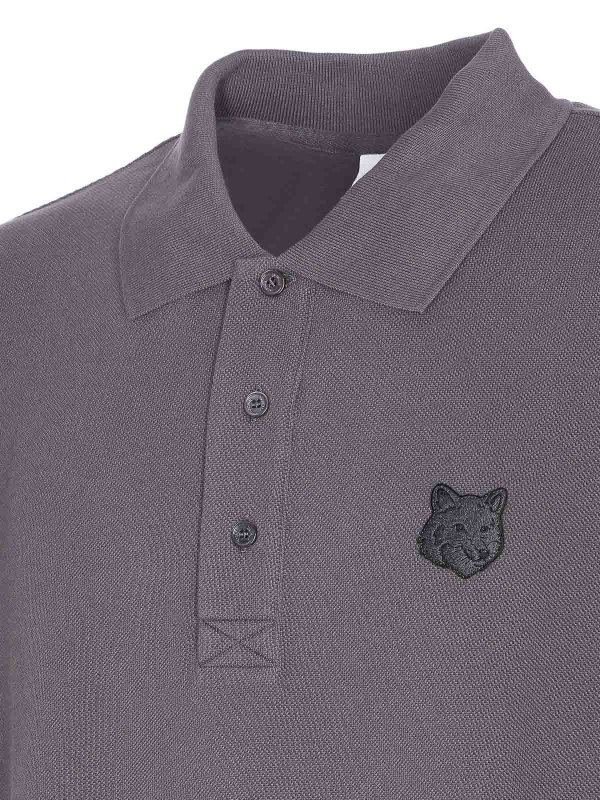 The Best Shops MAISON KITSUNÉ: Polos - Polo - Gris