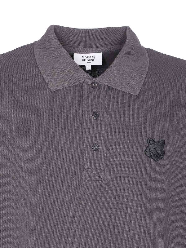 Polo - Gris shop online: MAISON KITSUNÉ