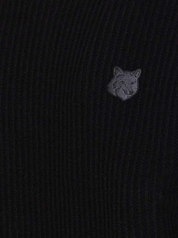 The Best Shops MAISON KITSUNÉ: Pull col rond - Pull Col Rond - Noir