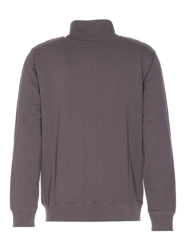 MAISON KITSUNÉ: Sweatshirts & Sweaters online - Grey Fox Head Sweatshirt