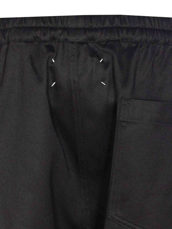 The Best Shops Maison Margiela: pantaloni sport - Pantaloni da pista nera