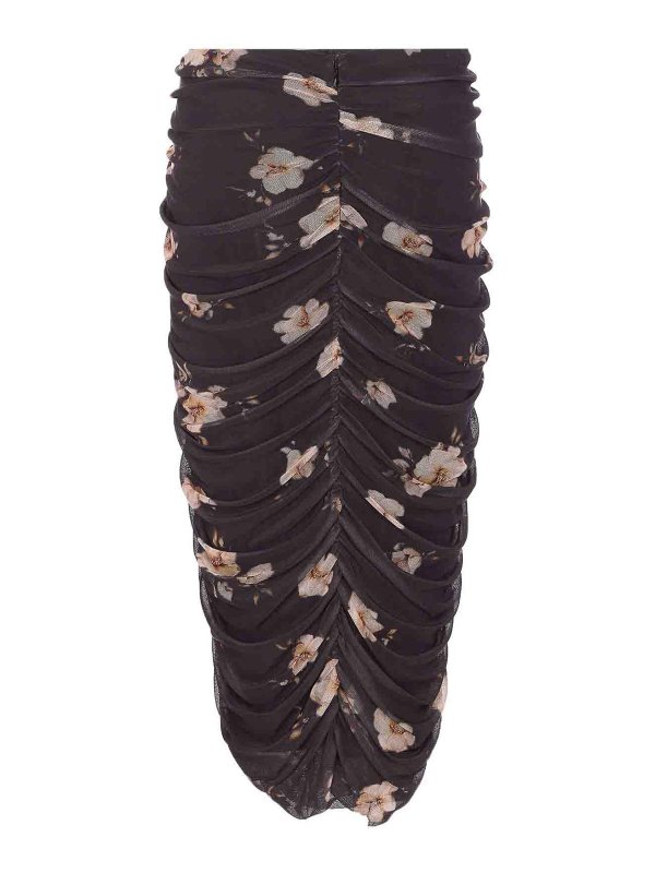 MAR DE MARGARITAS: ニーレングススカート＆ミディ丈 online - 膝丈/ミディスカート - 黒