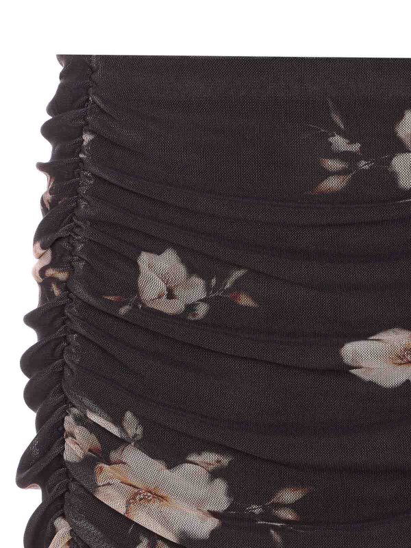 膝丈/ミディスカート - 黒 shop online: MAR DE MARGARITAS