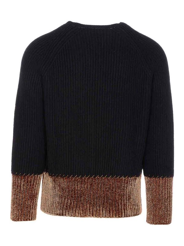 Marni: Suéteres con cuello pico online - Suéter Cuello Redondo - Negro