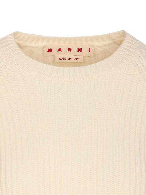 クルーネック - 白 shop online: Marni