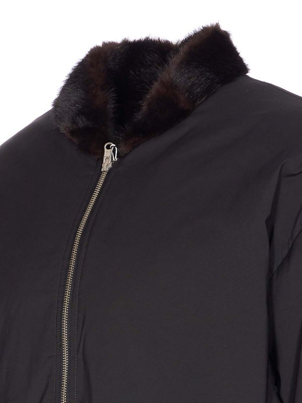 The Best Shops MM6 MAISON MARGIELA: padded jackets - Down Jacket Frontal Zip Closure