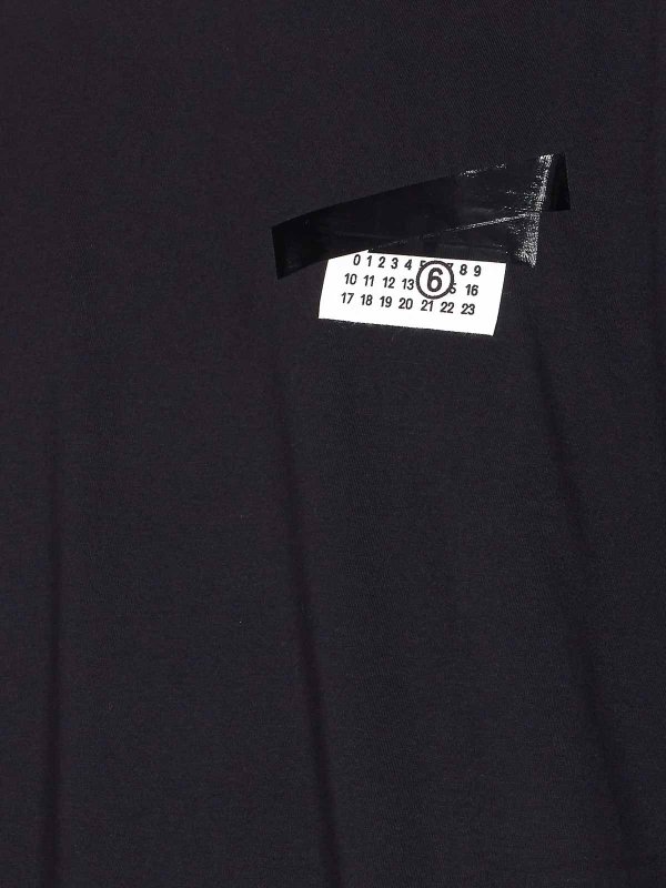 The Best Shops MM6 MAISON MARGIELA: T-shirts - T-Shirt - Schwarz
