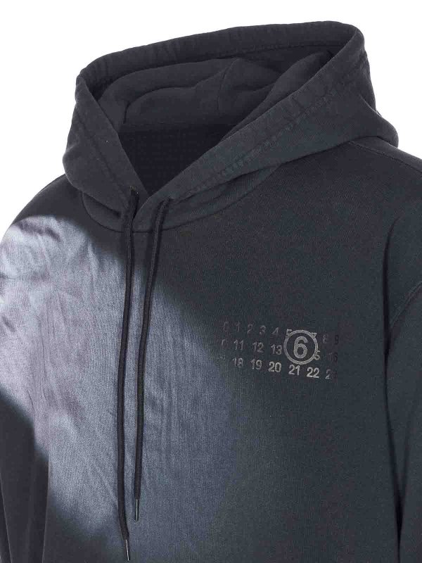 The Best Shops MM6 MAISON MARGIELA: Sweatshirts & Pulls - Sweat-Shirts - Gris