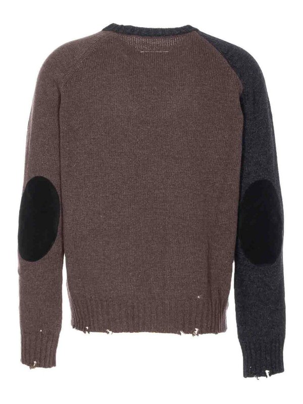 MM6 MAISON MARGIELA: maglia collo rotondo online - Maglione di lana