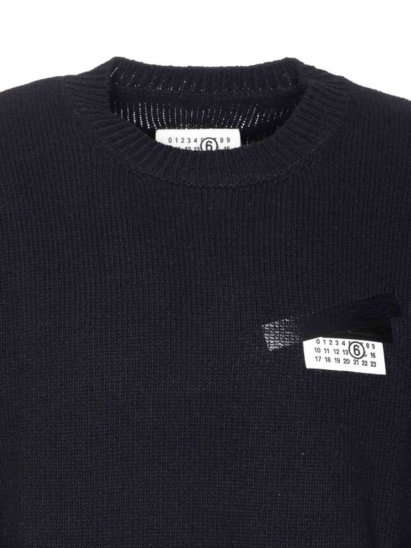 Suéter Cuello Redondo - Negro shop online: MM6 MAISON MARGIELA