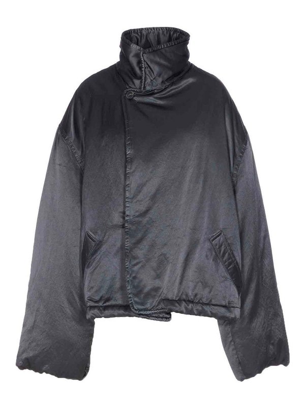 MM6 MAISON MARGIELA: Chaquetas y Chaquetones acolchados - Chaqueta Alcochada - Negro
