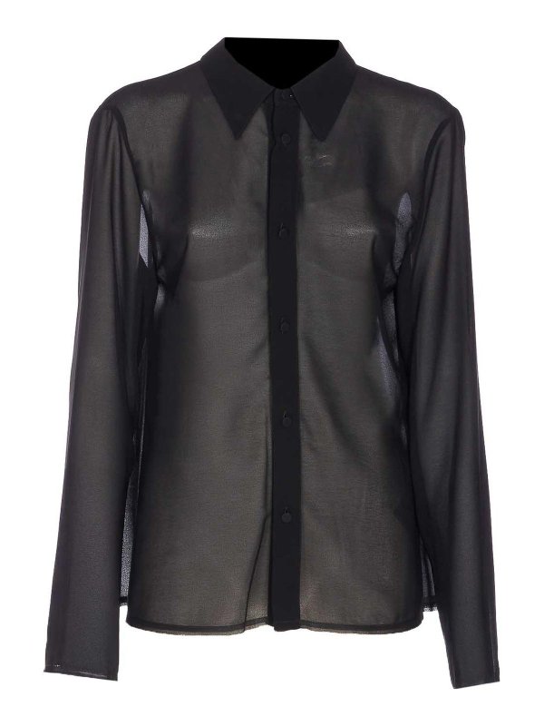 MM6 MAISON MARGIELA: shirts - Black Shirt