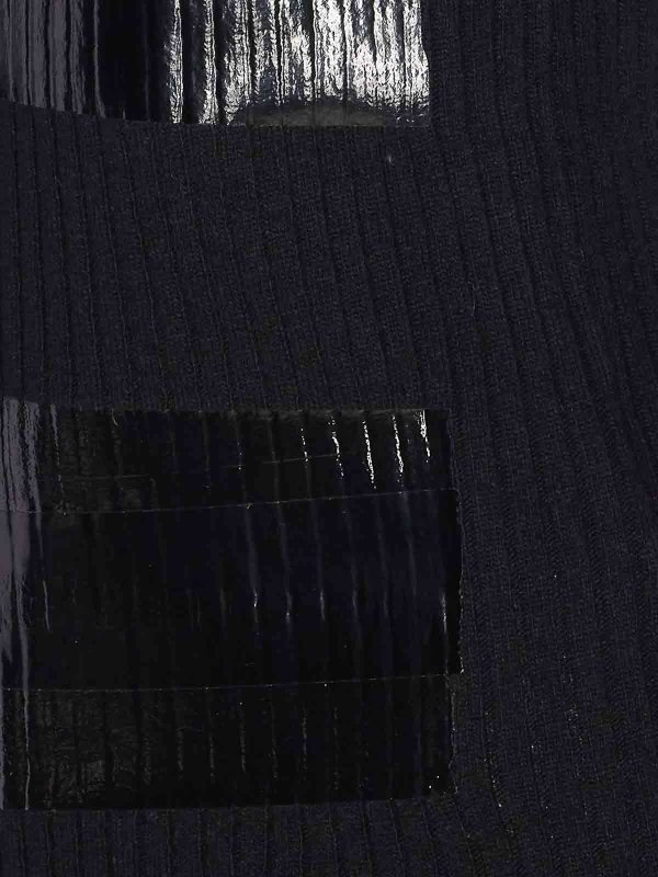 The Best Shops MM6 MAISON MARGIELA: crew necks - Black Sweater