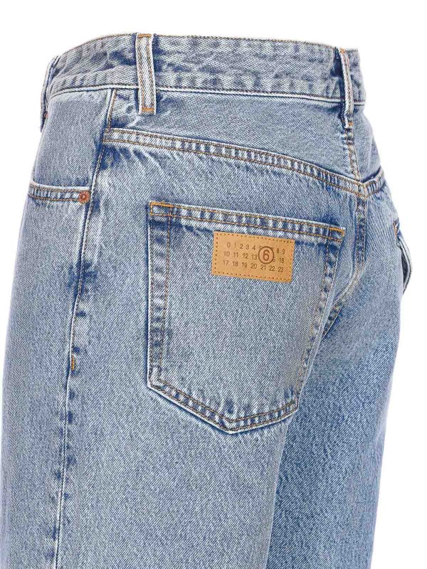 The Best Shops MM6 MAISON MARGIELA: Jeans boot-cut - Jeans Boot-Cut - Azul