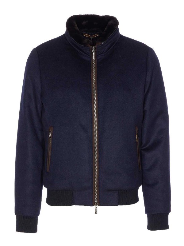 MOORER: Chaquetas casual - Chaqueta Casual - Azul