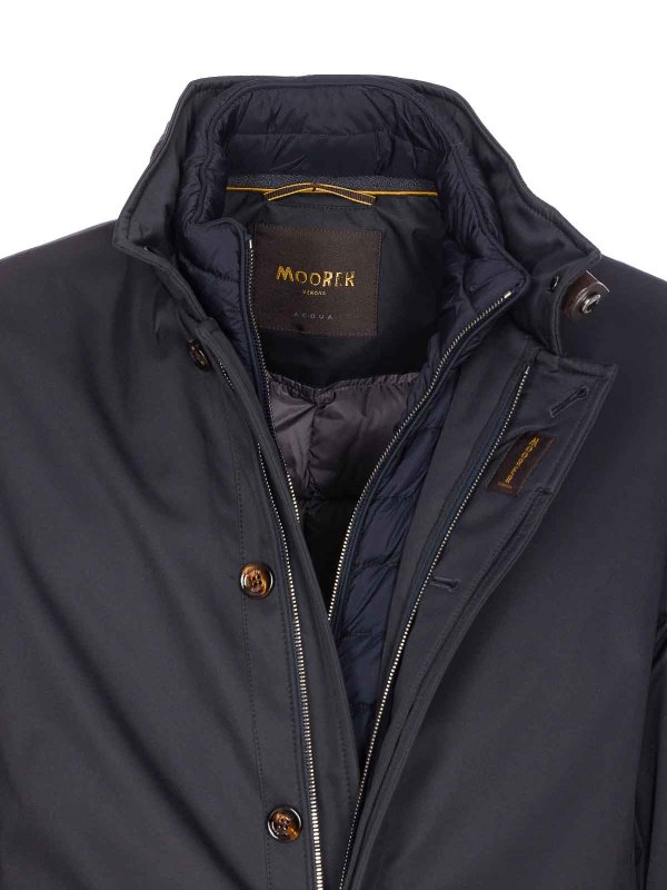 Dark Blue Reis Down Jacket shop online: MOORER