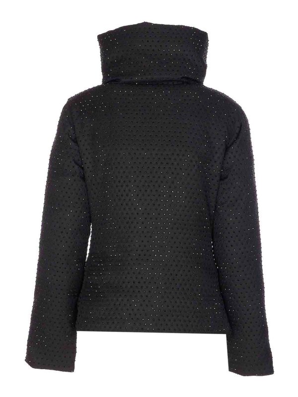 Pinko: padded jackets online - Black Nita Down Jacket Frontal Zip Closure