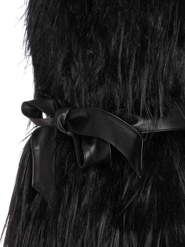 The Best Shops Pinko: vests - Neva Faux Fur Vest