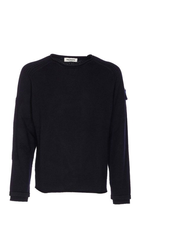 PREMIATA: crew necks - Blue Sweater
