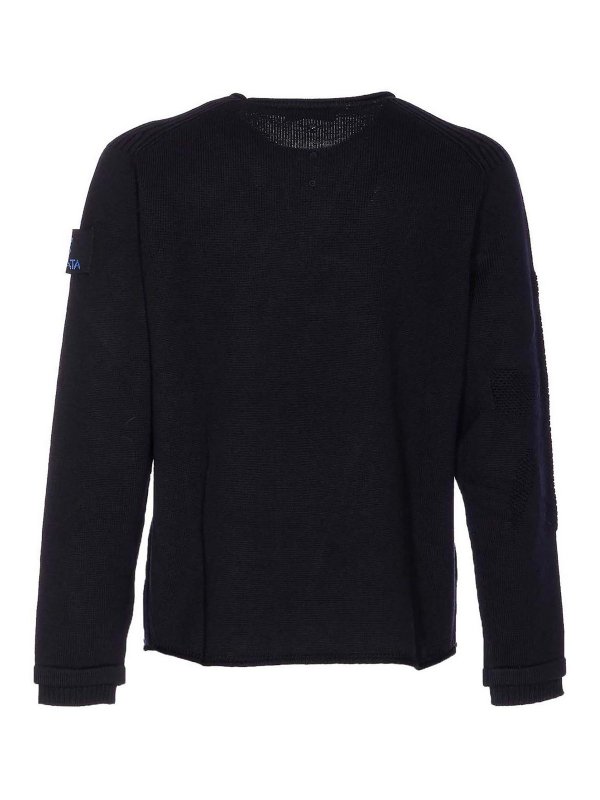 PREMIATA: crew necks online - Blue Sweater