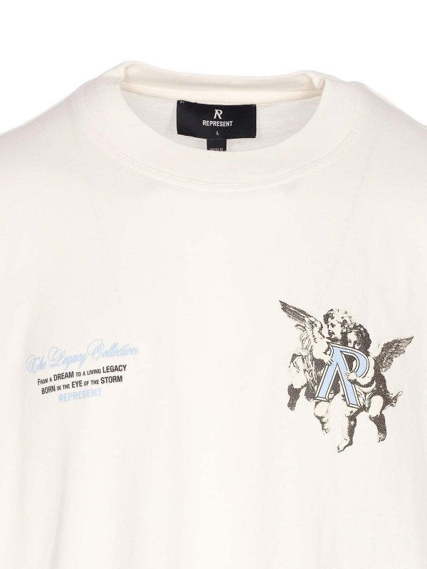 Tシャツ - 白 shop online: REPRESENT