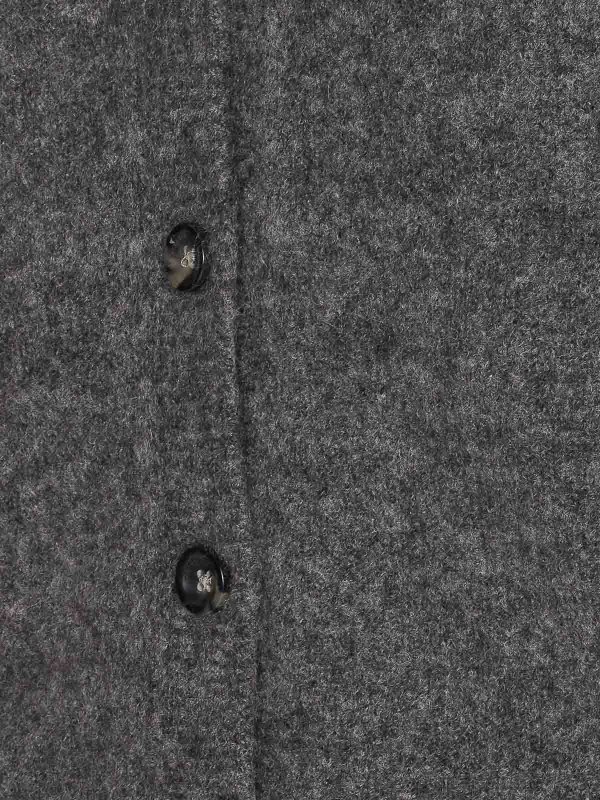 The Best Shops ROBERTO COLLINA: cardigans - Grey Cashmere Cardigan