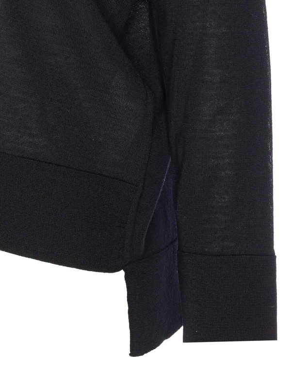 The Best Shops ROBERTO COLLINA: crew necks - Black Sweater