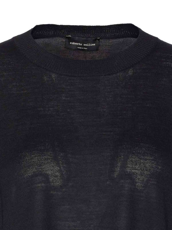 Black Sweater shop online: ROBERTO COLLINA