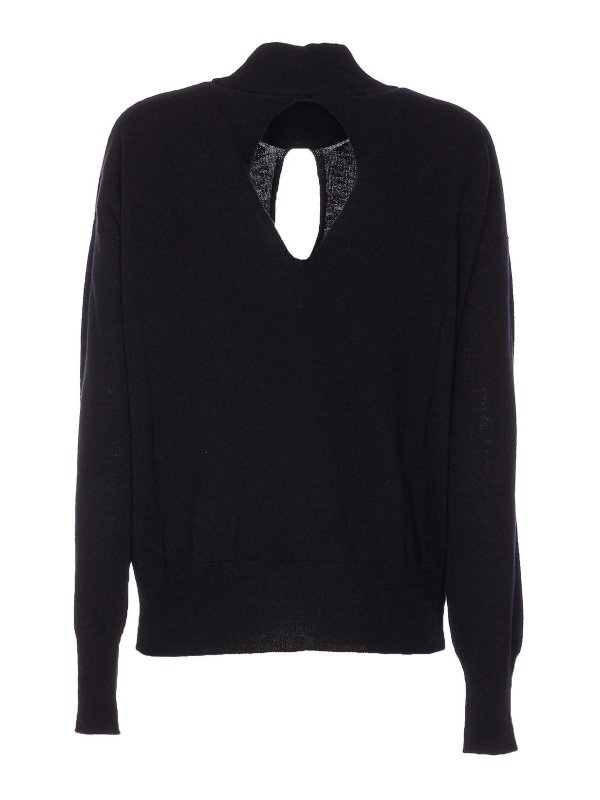 ROBERTO COLLINA: Suéteres con cuello pico online - Suéter Cuello Redondo - Negro