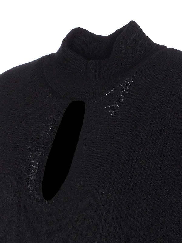 The Best Shops ROBERTO COLLINA: Suéteres con cuello pico - Suéter Cuello Redondo - Negro