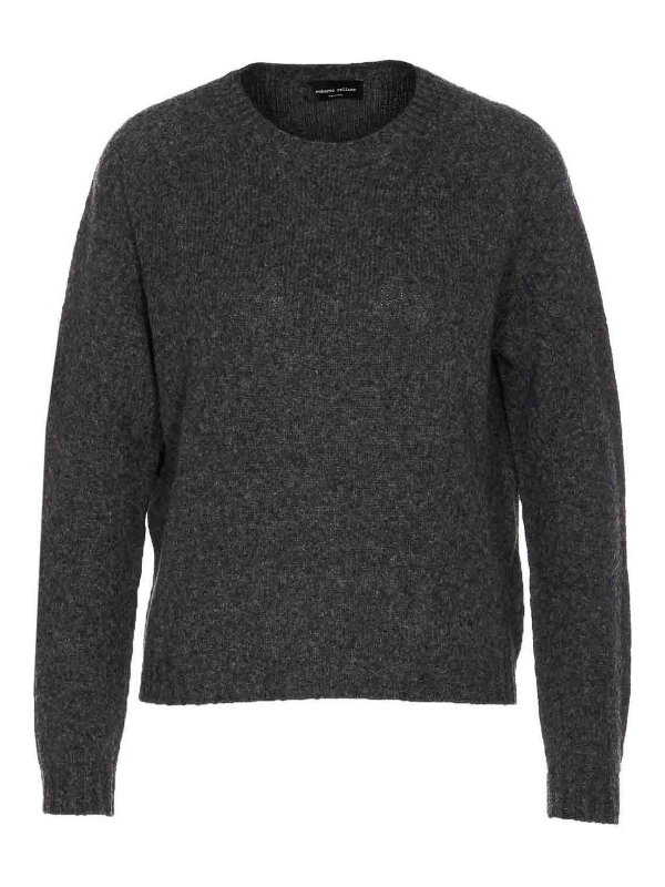 ROBERTO COLLINA: crew necks - Grey Sweater