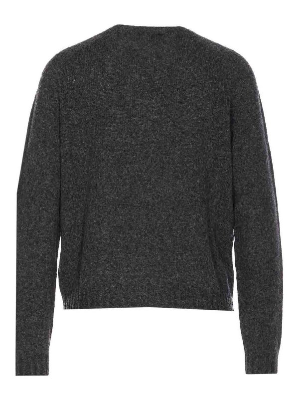 ROBERTO COLLINA: crew necks online - Grey Sweater