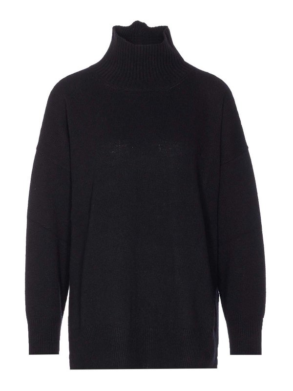 ROBERTO COLLINA: crew necks - Black Sweater