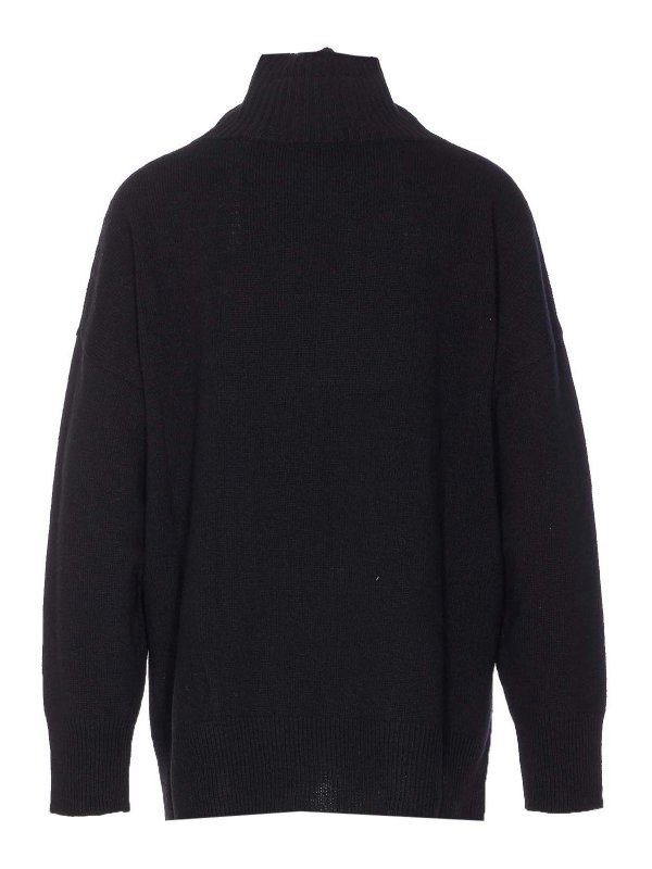 ROBERTO COLLINA: crew necks online - Black Sweater