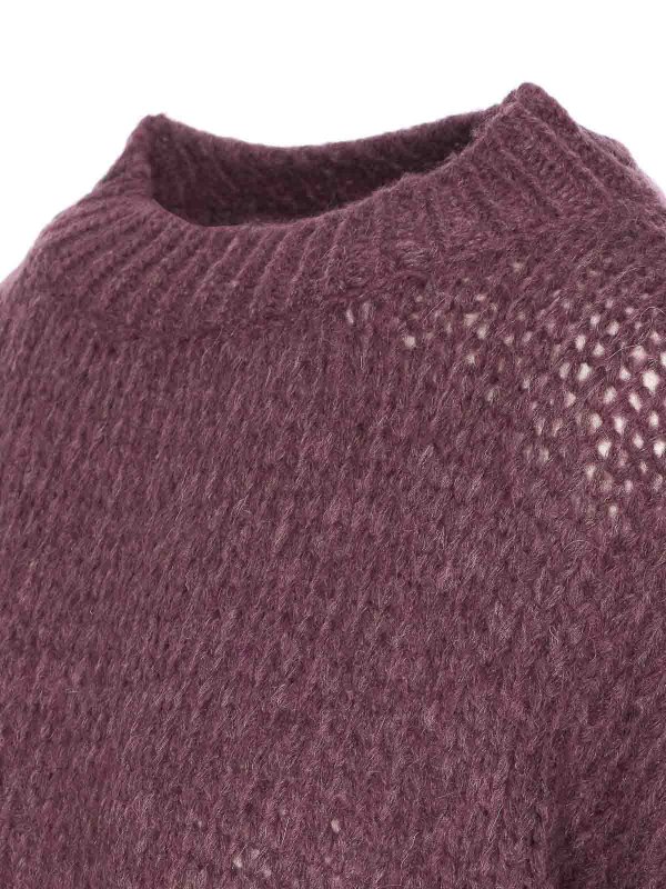 The Best Shops ROBERTO COLLINA: maglia collo rotondo - Maglione viola