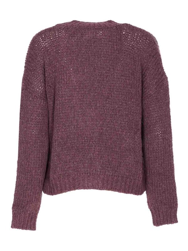 ROBERTO COLLINA: cardigans online - Purple Cardigan