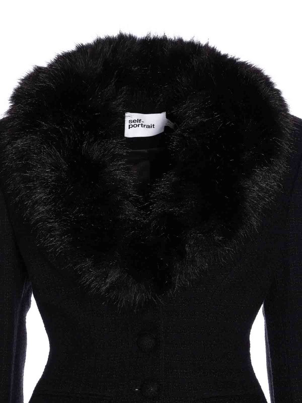 Pelz - Schwarz shop online: Self Portrait