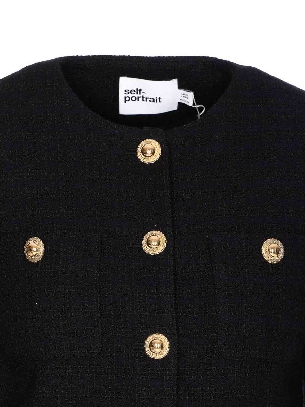 Manteau En Fourrure - Noir shop online: Self Portrait