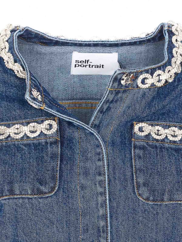 Sel Portrait Denim Jacket shop online: Self Portrait