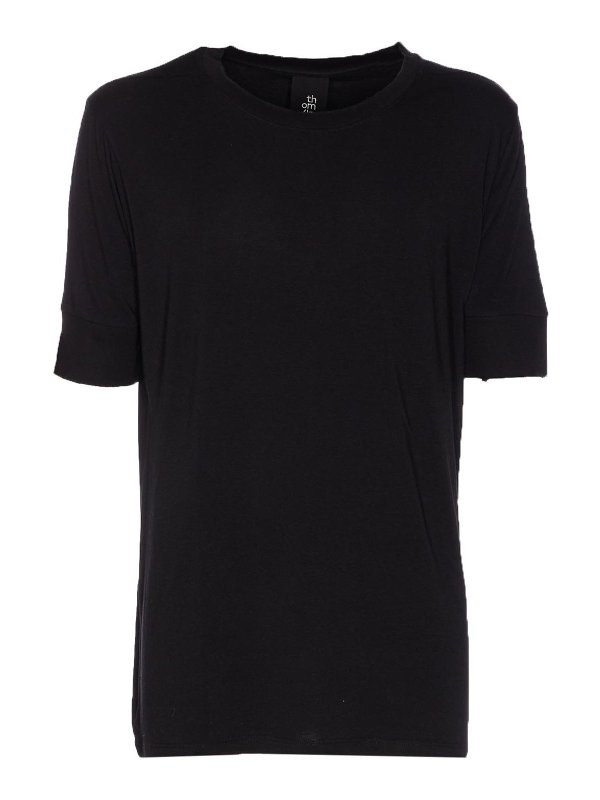 THOM KROM: T-shirts - T-Shirt - Schwarz