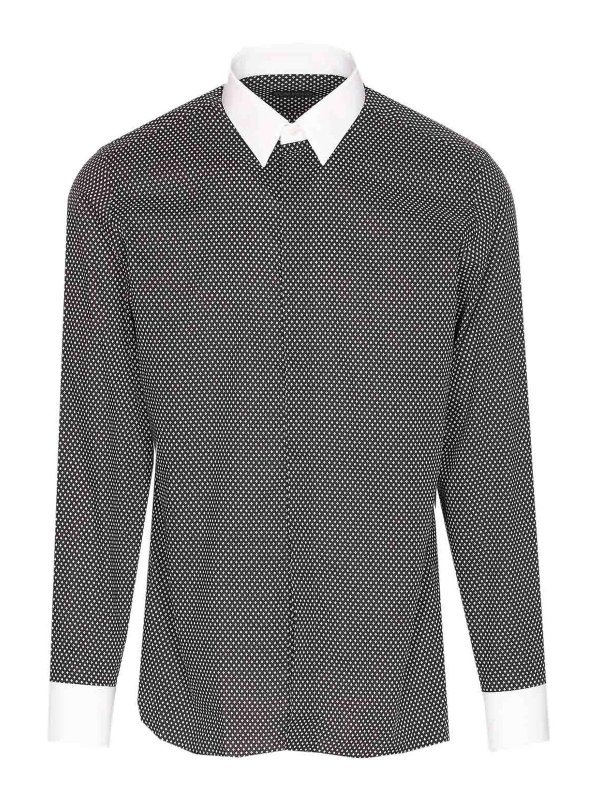 TOM FORD: shirts - Black Printed Shirt