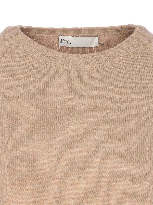 Suéter Cuello Redondo - Beis shop online: TORY BURCH