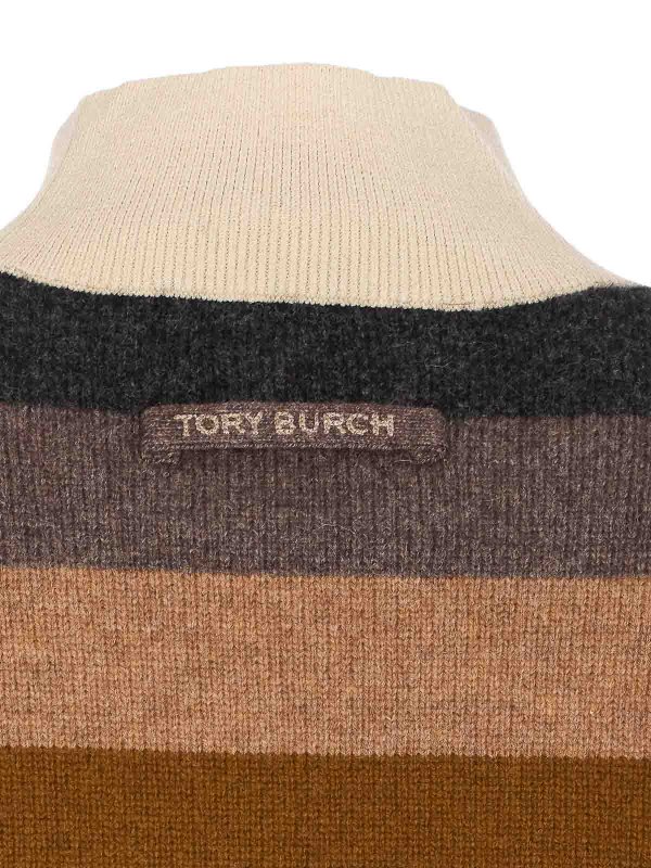 The Best Shops TORY BURCH: crew necks - Multicolor Merino Sweater