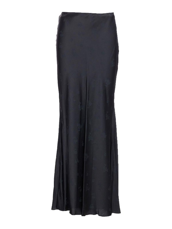 TWINSET: Knee length skirts & Midi - Black Skirt