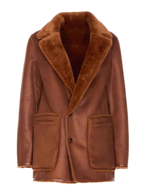 毛皮/ムートンコート - ブラウン shop online: URBANCODE