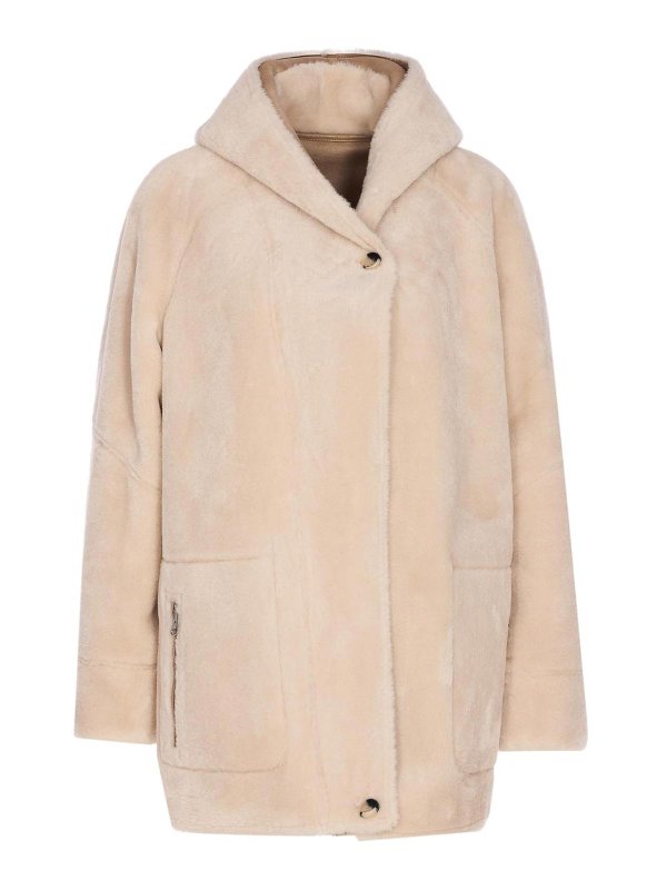 Manteau En Fourrure - Beige shop online: URBANCODE